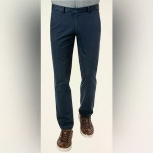 HILTL Men’s Tourist Perfetto Cotton Casual Chinos - Navy ~New~